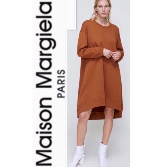 mm6 sweatshirt dress